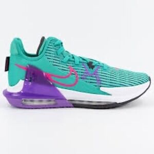 Nike LeBron Witness 6 Tropical Teal Purple Pink Mens Basketball Shoes CZ4052-300